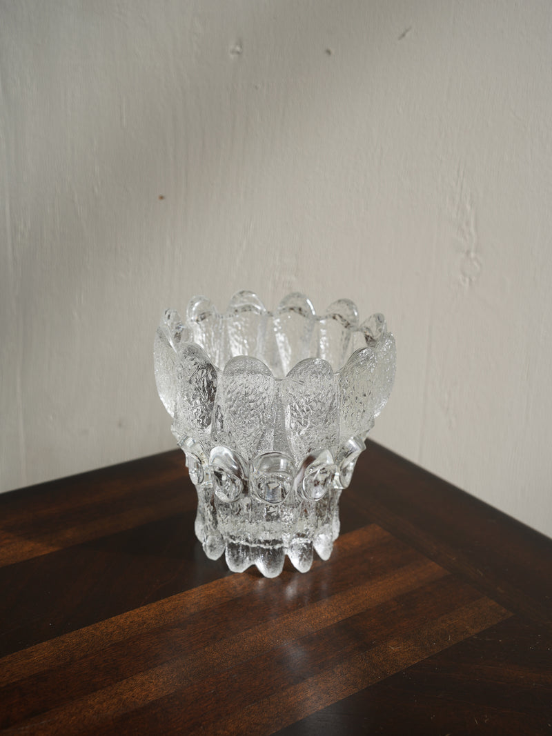Ingrid Hutte <br>ガラス キャンドルホルダー <br>Germany <br>大阪店 - ヴィンテージ SHARK ATTACK