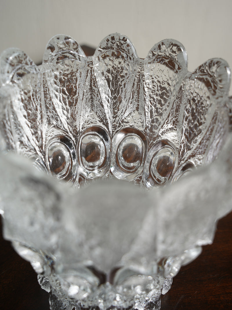 Ingrid Hutte <br>ガラス キャンドルホルダー <br>Germany <br>大阪店 - ヴィンテージ SHARK ATTACK