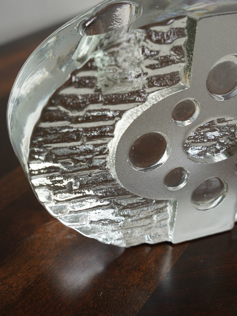 Pukeberg <br>ガラス フラワーベース <br>1970's , Sweden <br>大阪店 - ヴィンテージ SHARK ATTACK