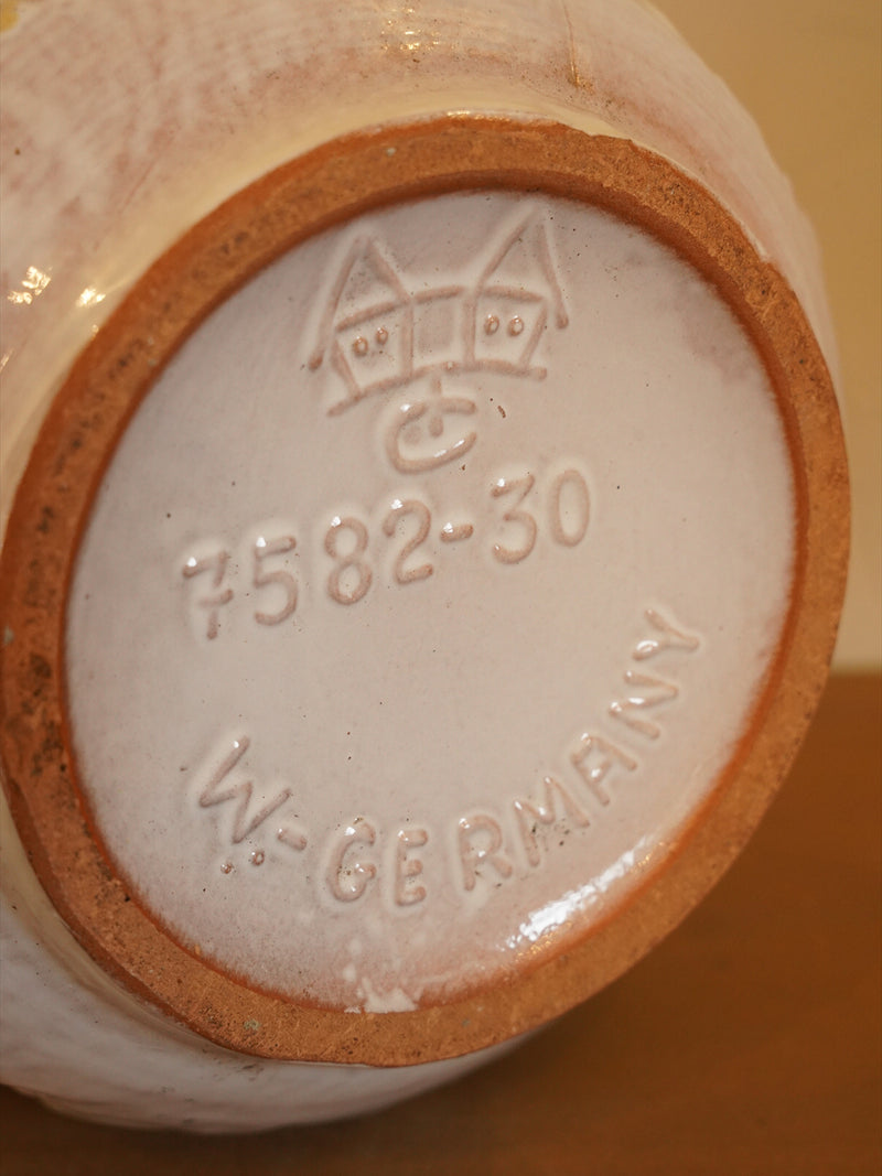 Carstens Tönnieshof <br>セラミック フラワーベース <br>1960's-1970's , West Germany <br>大阪店 - ヴィンテージ SHARK ATTACK