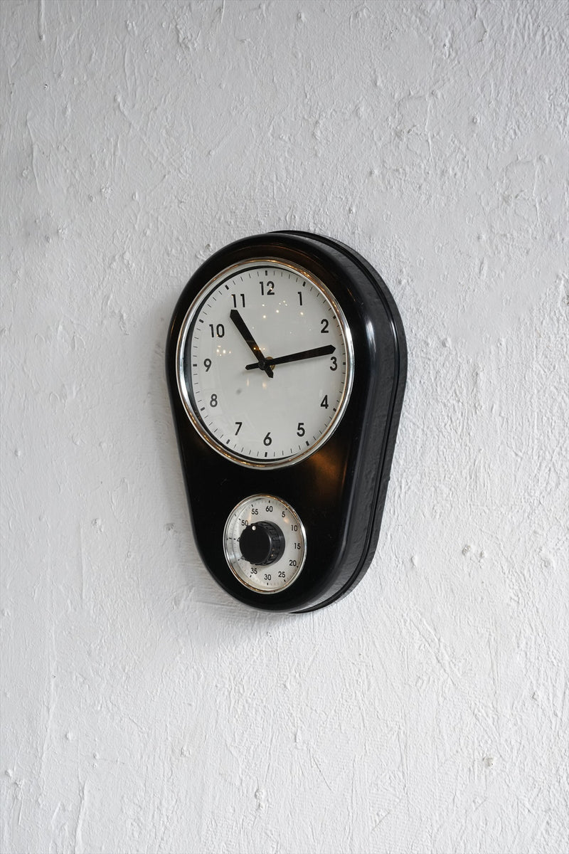 Germany 70s kitchen clock with timer<br> Vintage Osaka store