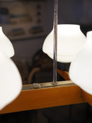 6灯 ガラスシャンデリア/ペンダントランプ <br>1960's-1970's , CzechSlovakia <br>大阪店 - ヴィンテージ SHARK ATTACK