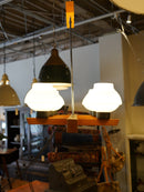 6灯 ガラスシャンデリア/ペンダントランプ <br>1960's-1970's , CzechSlovakia <br>大阪店 - ヴィンテージ SHARK ATTACK