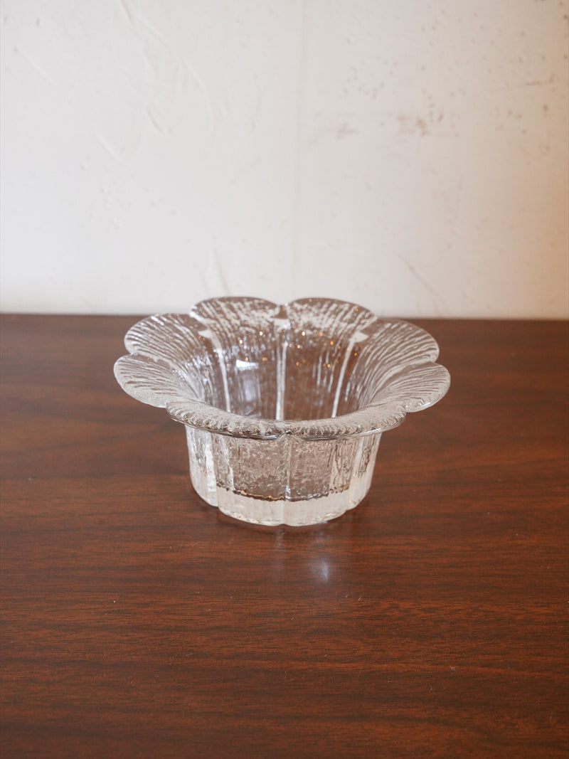 Holmegaard <br>ガラス キャンドルホルダー <br>1970's , Denmark <br>大阪店 - ヴィンテージ SHARK ATTACK