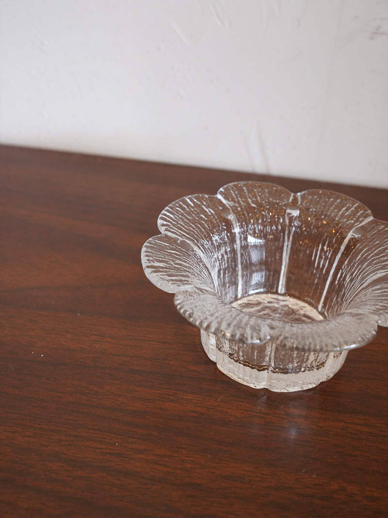 Holmegaard <br>ガラス キャンドルホルダー <br>1970's , Denmark <br>大阪店 - ヴィンテージ SHARK ATTACK