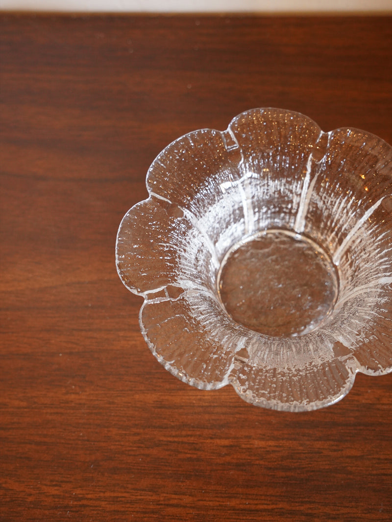 Holmegaard <br>ガラス キャンドルホルダー <br>1970's , Denmark <br>大阪店 - ヴィンテージ SHARK ATTACK