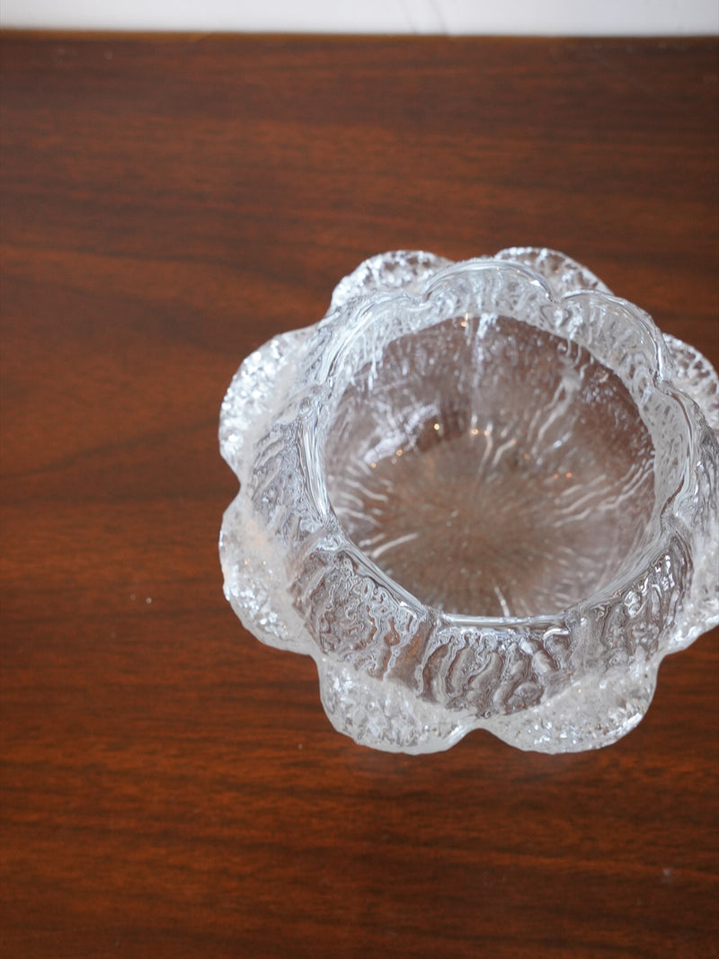 Holmegaard <br>ガラス キャンドルホルダー <br>1970's , Denmark <br>大阪店 - ヴィンテージ SHARK ATTACK