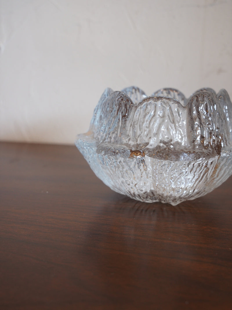 Holmegaard <br>ガラス キャンドルホルダー <br>1970's , Denmark <br>大阪店 - ヴィンテージ SHARK ATTACK