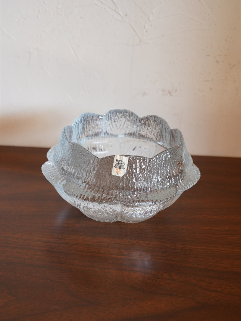 Holmegaard <br>ガラス キャンドルホルダー <br>1970's , Denmark <br>大阪店 - ヴィンテージ SHARK ATTACK