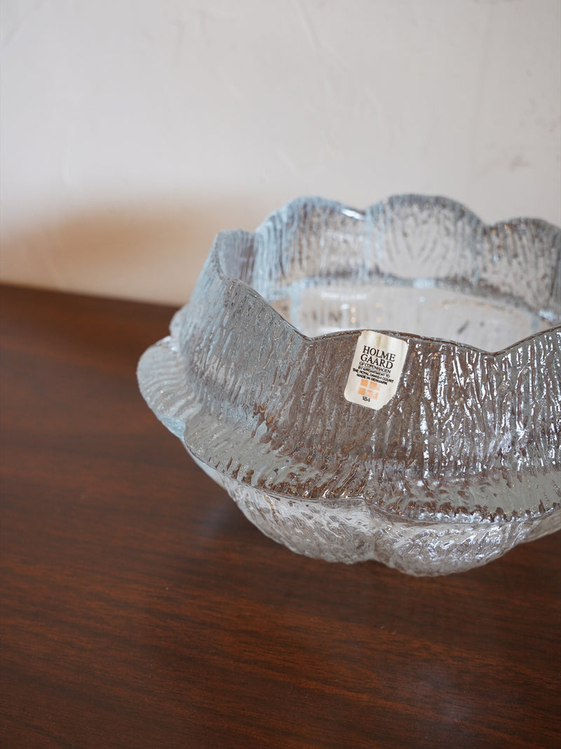 Holmegaard <br>ガラス キャンドルホルダー <br>1970's , Denmark <br>大阪店 - ヴィンテージ SHARK ATTACK