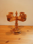 Smålandsslöjd Värnamo , Stig Johnsson<br>ウッド キャンドルホルダー <br>1970's , Sweden <br>大阪店 - ヴィンテージ SHARK ATTACK