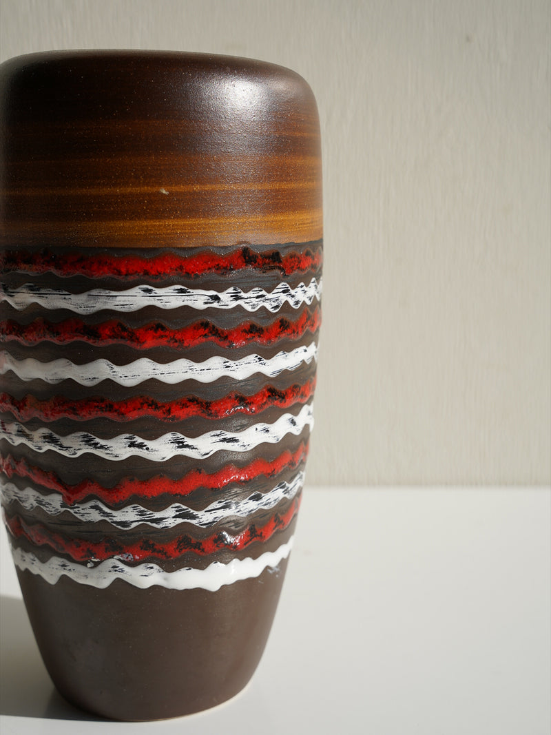 Dümler & Breiden 166/20 <br> Fat Lava <br>セラミック フラワーベース <br>1960's , West Germany <br>大阪店