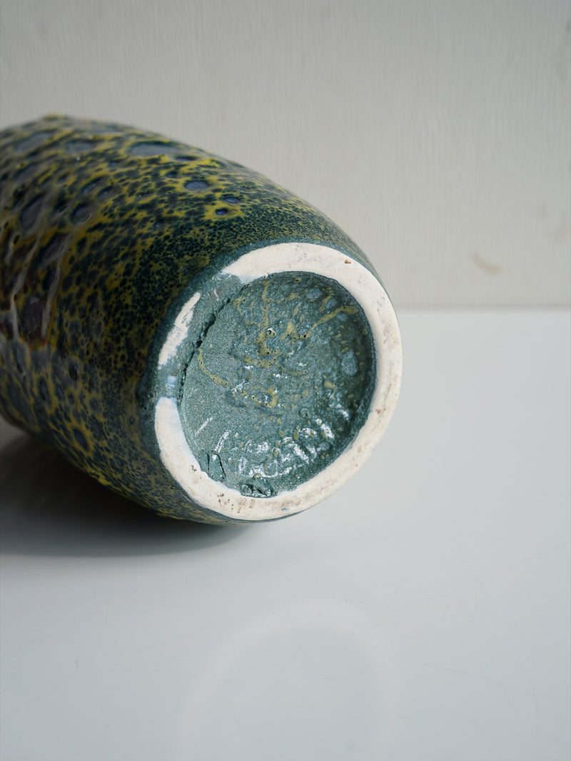 Scheurich 242/22 <br>Fat Lava <br>セラミック フラワーベース <br>1960's , West Germany <br>大阪店