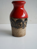 Scheurich 523/18 <br>Fat Lava <br>セラミック フラワーベース <br>1970's , West Germany <br>大阪店 - ヴィンテージ SHARK ATTACK