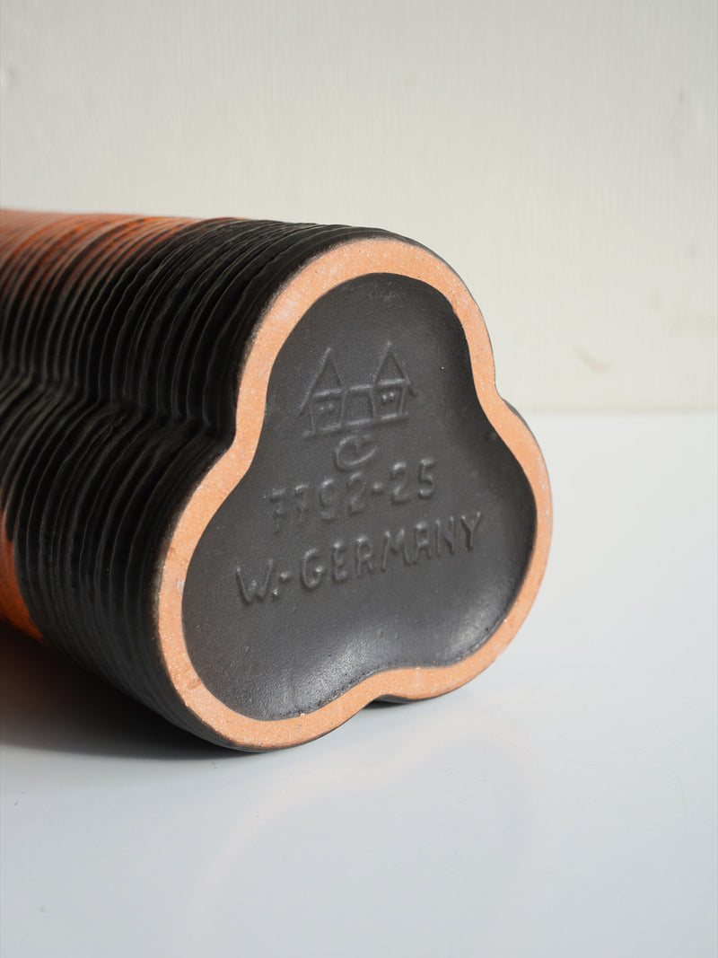 Carstens Tönnieshof 7792/25 <br>Fat Lava <br>セラミック フラワーベース <br>1960's , West Germany <br>大阪店 - ヴィンテージ SHARK ATTACK