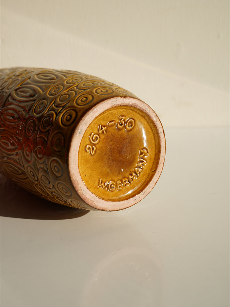 Scheurich 264/30 <br>Fat Lava <br>セラミック フラワーベース <br>1960's , West Germany <br>大阪店 - ヴィンテージ SHARK ATTACK