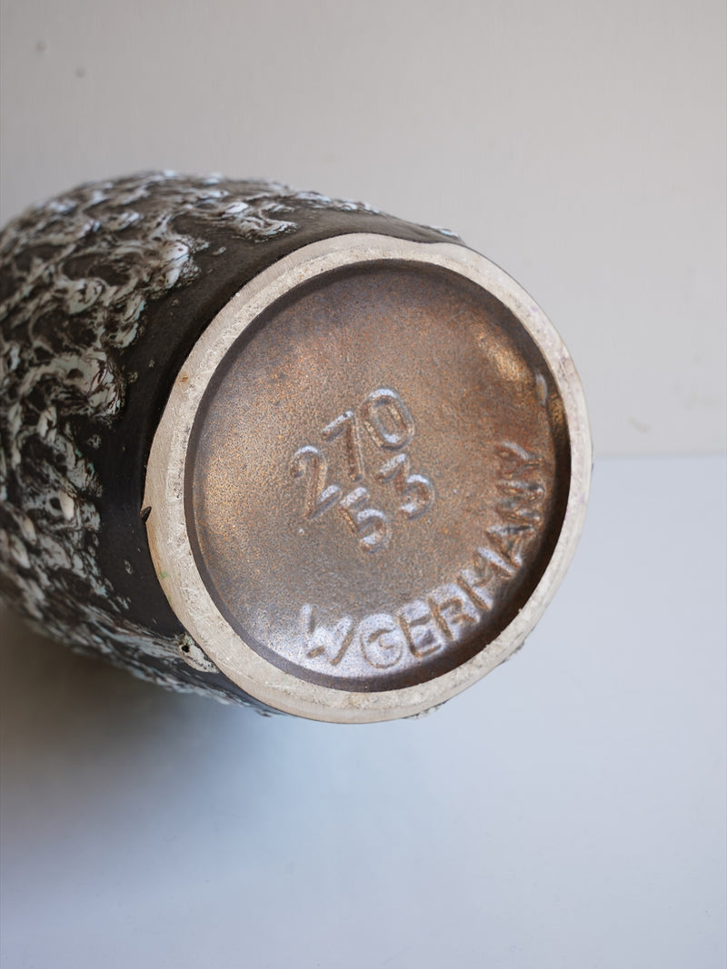 Scheurich 270/53 <br>Fat Lava <br>セラミック フラワーベース <br>1960's-1970's , West Germany <br>大阪店