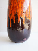 Scheurich 284/47 <br>Fat Lava <br>セラミック フラワーベース <br>1970's , West Germany <br>大阪店