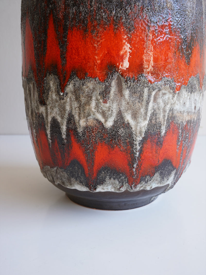 Carstens Tönnieshof 0325/50 <br>Fat Lava <br>セラミック フラワーベース <br>1960's-1970's , West Germany <br>大阪店