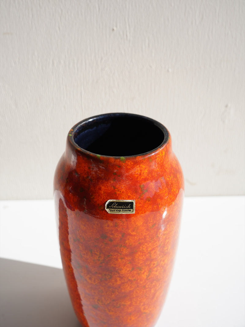 Scheurich 242/22 <br>セラミック フラワーベース <br>1970's , West Germany <br>大阪店