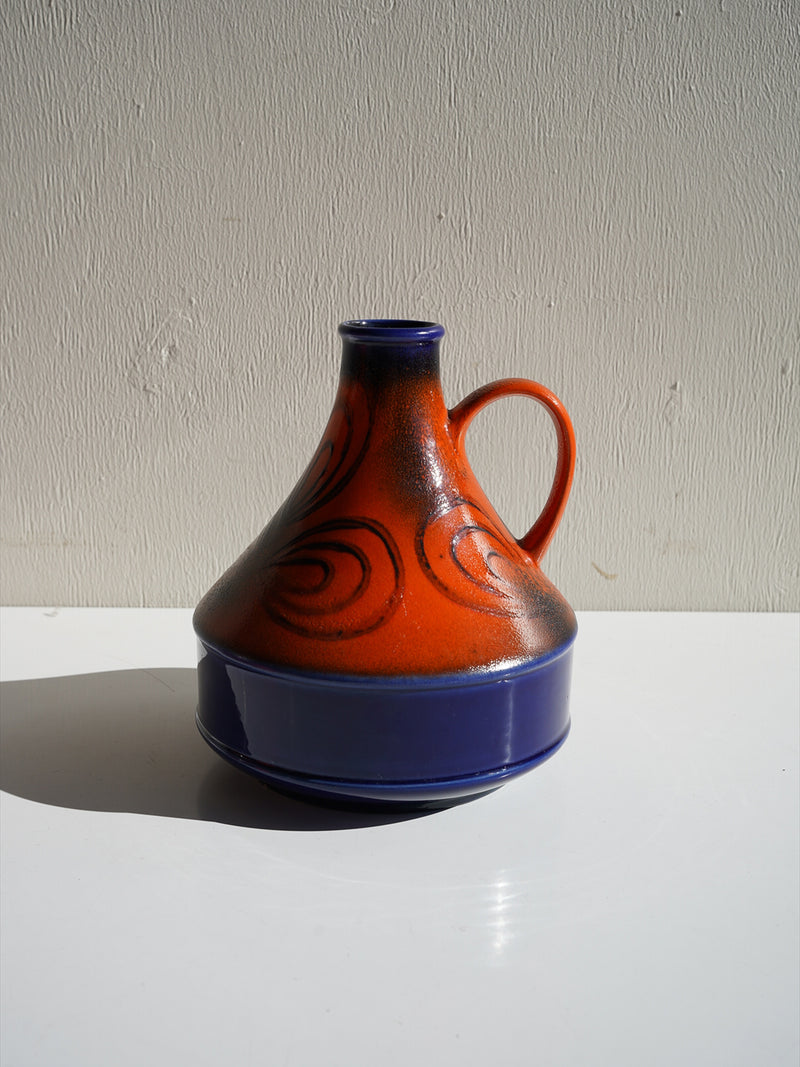 Dümler & Breiden 324/21 <br>Fat Lava <br>セラミック フラワーベース <br>1970's , West Germany <br>大阪店