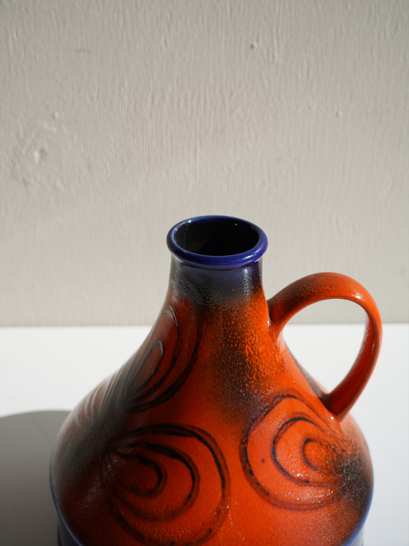 Dümler & Breiden 324/21 <br>Fat Lava <br>セラミック フラワーベース <br>1970's , West Germany <br>大阪店