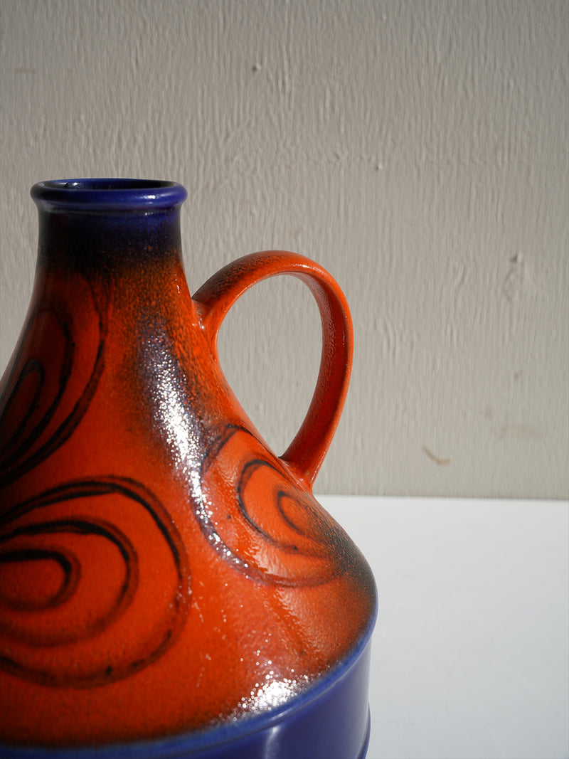 Dümler & Breiden 324/21 <br>Fat Lava <br>セラミック フラワーベース <br>1970's , West Germany <br>大阪店