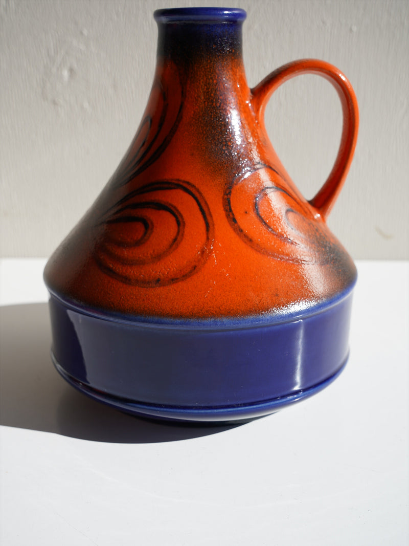 Dümler & Breiden 324/21 <br>Fat Lava <br>セラミック フラワーベース <br>1970's , West Germany <br>大阪店