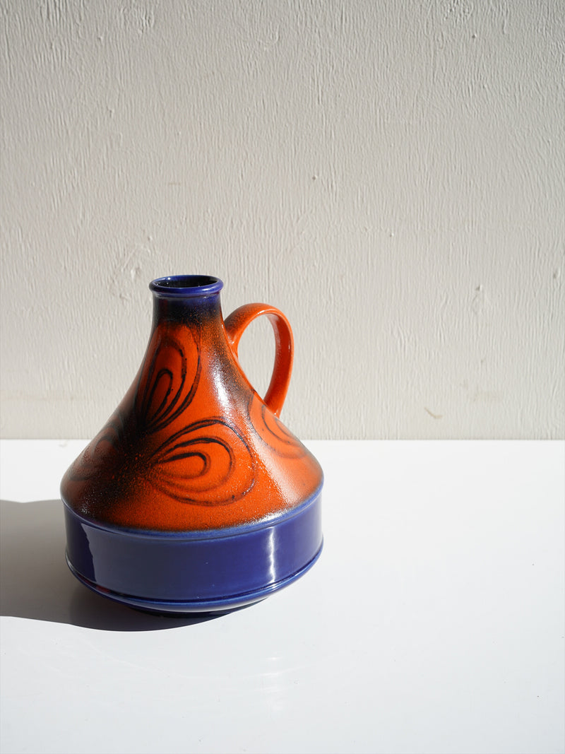 Dümler & Breiden 324/21 <br>Fat Lava <br>セラミック フラワーベース <br>1970's , West Germany <br>大阪店