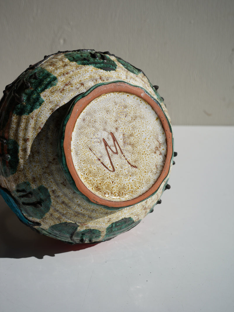 Marei <br>Fat Lava <br>セラミック フラワーベース <br>1970's , West Germany <br>大阪店