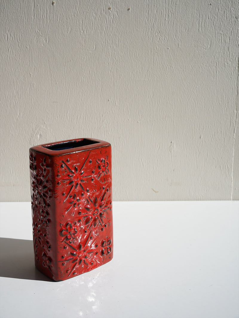 Scheurich 263/21 <br>Fat Lava <br>セラミック フラワーベース <br>1960's , West Germany <br>大阪店