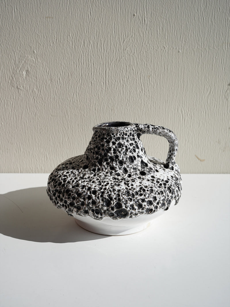 ES Keramik 823/12 <br>Fat Lava <br>セラミック フラワーベース <br>1960's-1970's , West Germany <br>大阪店