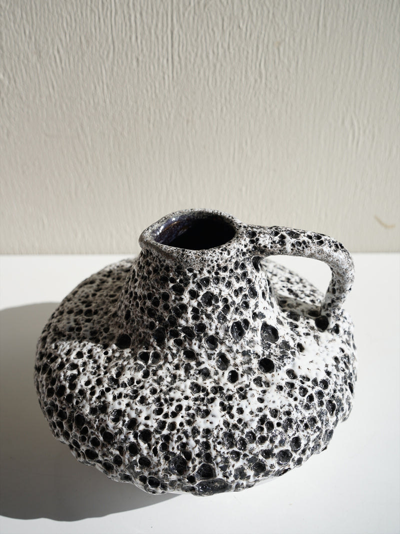 ES Keramik 823/12 <br>Fat Lava <br>セラミック フラワーベース <br>1960's-1970's , West Germany <br>大阪店