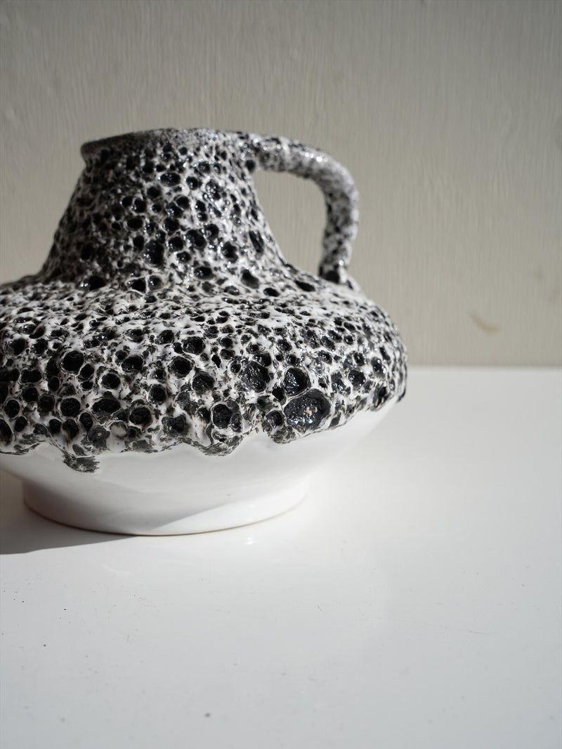 ES Keramik 823/12 <br>Fat Lava <br>セラミック フラワーベース <br>1960's-1970's , West Germany <br>大阪店