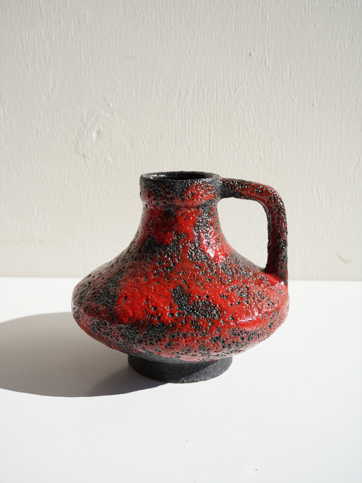 Jopeko 74/15 Fat Lava ceramic vase, 1970s, West Germany, vintage