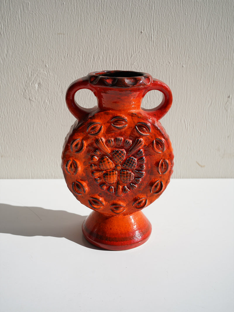 Dümler & Breiden <br> Fat Lava <br>セラミック フラワーベース <br>1971 , West Germany <br>大阪店