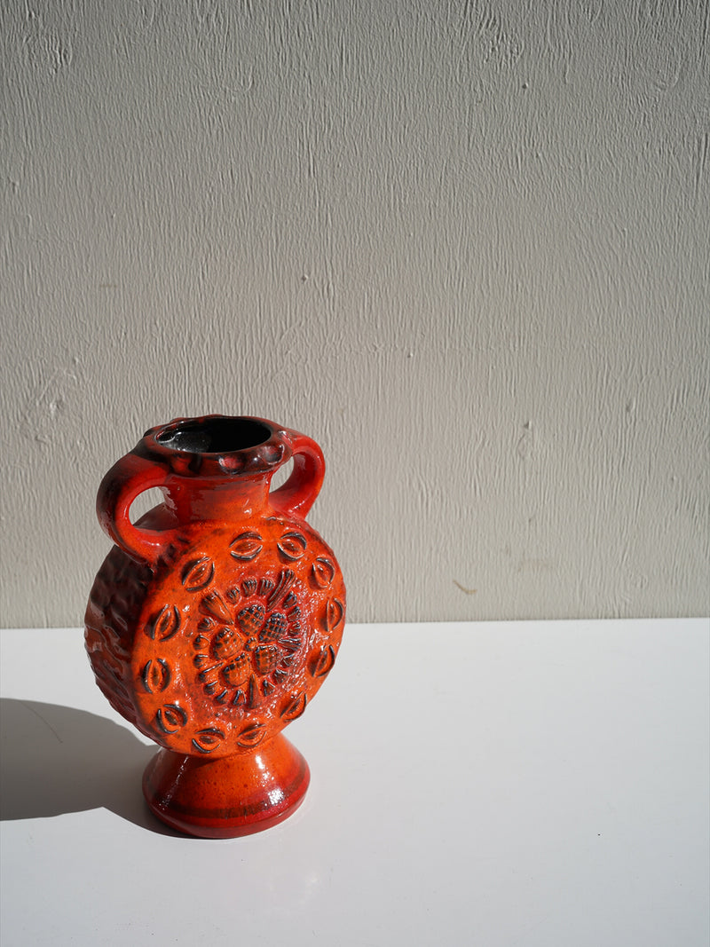 Dümler & Breiden <br> Fat Lava <br>セラミック フラワーベース <br>1971 , West Germany <br>大阪店