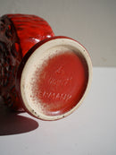 Dümler & Breiden <br> Fat Lava <br>セラミック フラワーベース <br>1971 , West Germany <br>大阪店