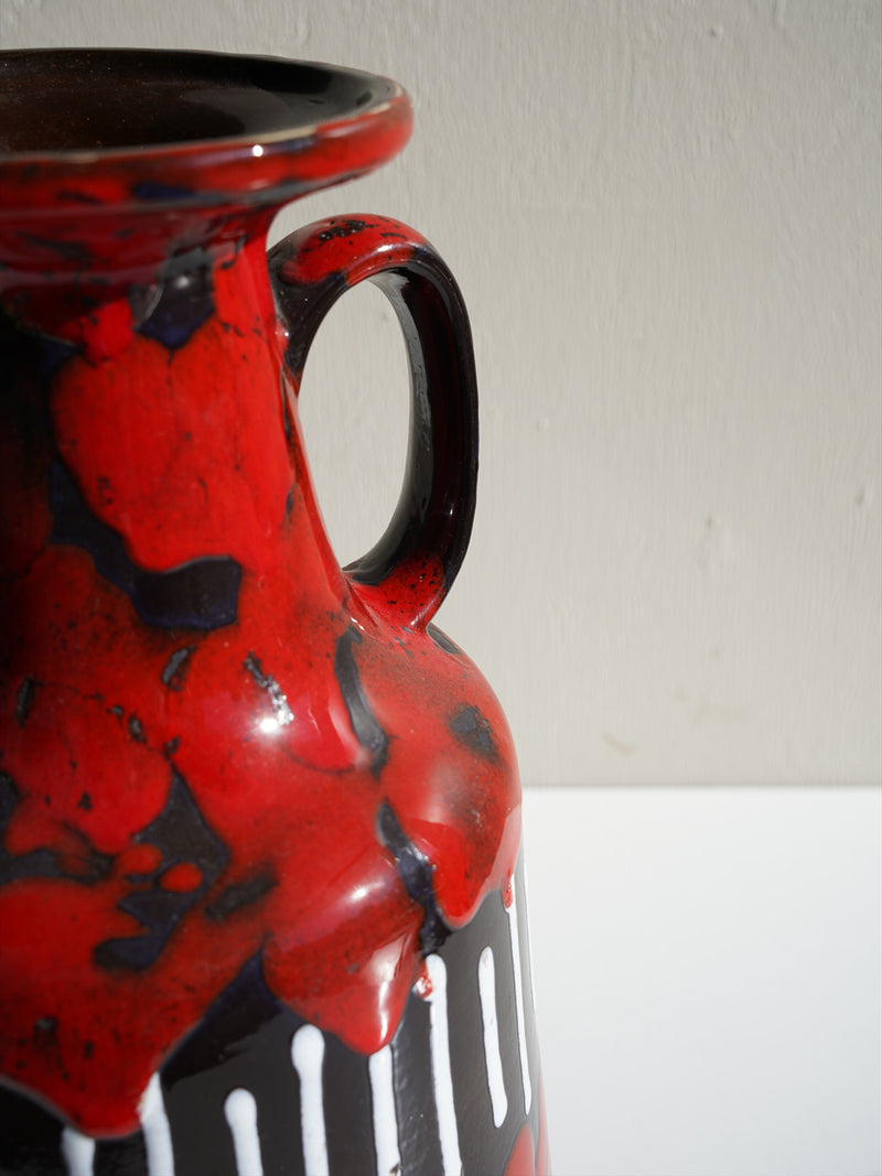 Ilkra Keramik <br>Fat Lava <br>セラミック フラワーベース <br>1960's-1970's , West Germany <br>大阪店