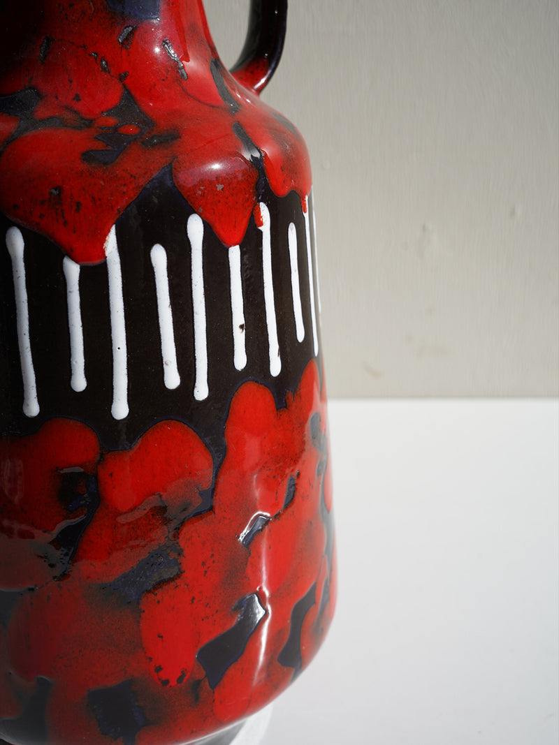 Ilkra Keramik <br>Fat Lava <br>セラミック フラワーベース <br>1960's-1970's , West Germany <br>大阪店