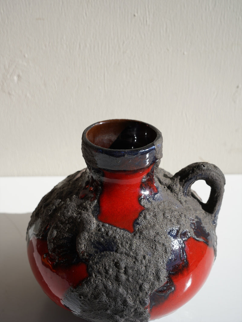 Marei <br>Fat Lava <br>セラミック フラワーベース <br>1960's-1970's , West Germany <br>大阪店