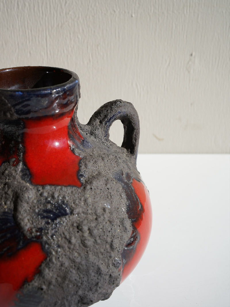 Marei <br>Fat Lava <br>セラミック フラワーベース <br>1960's-1970's , West Germany <br>大阪店