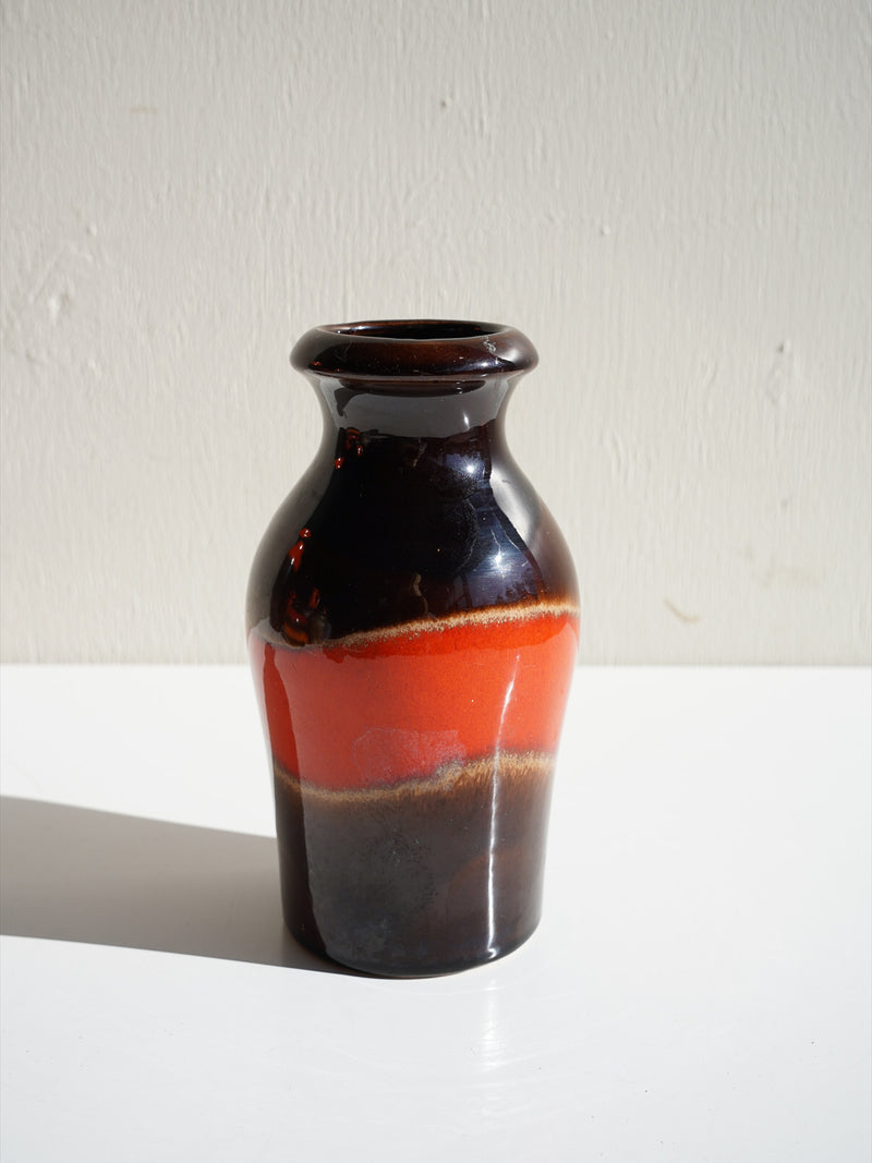 Scheurich 523/18 <br>セラミック フラワーベース <br>1960's-1970's , West Germany <br>大阪店