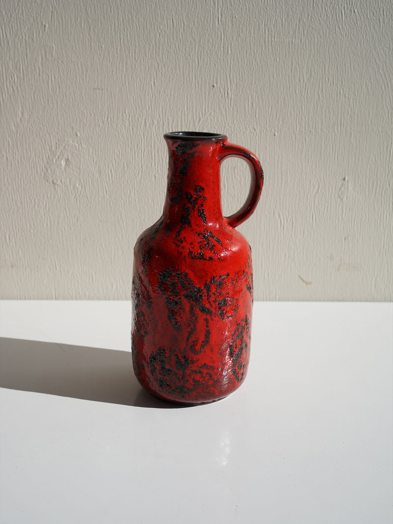 Graflich Ortenburgsche <br>Fat Lava <br>セラミック フラワーベース <br>1950's-1960's , West Germany <br>大阪店