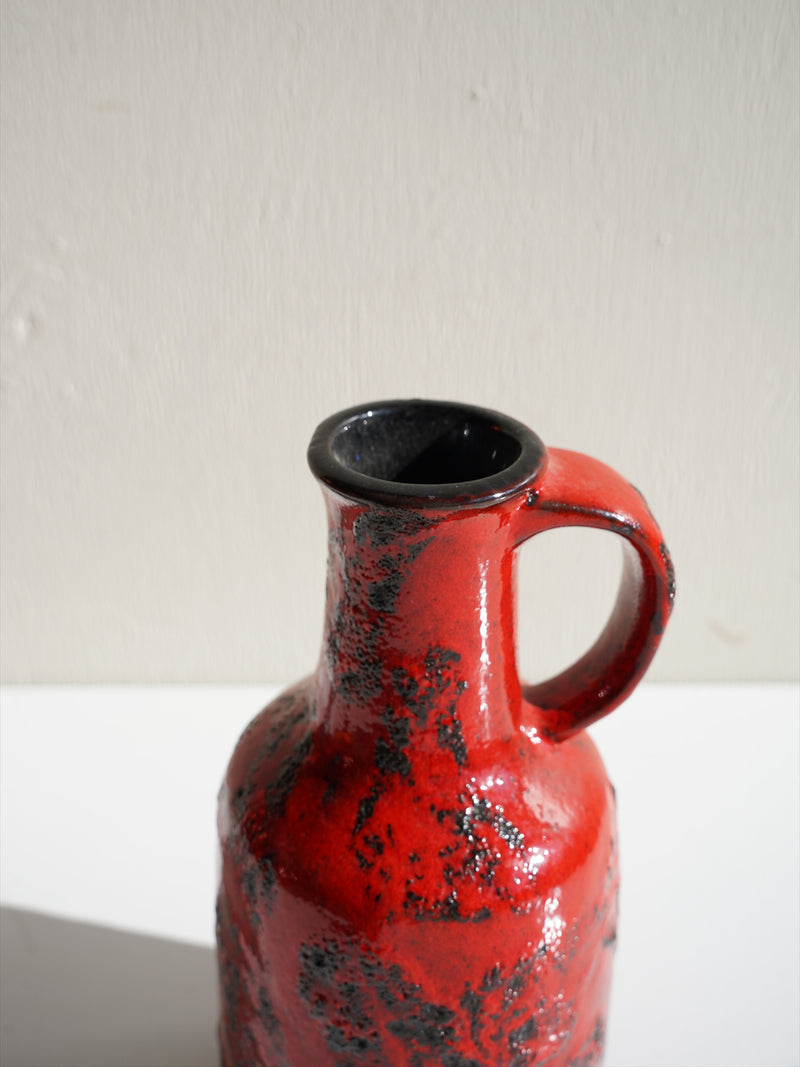 Graflich Ortenburgsche <br>Fat Lava <br>セラミック フラワーベース <br>1950's-1960's , West Germany <br>大阪店