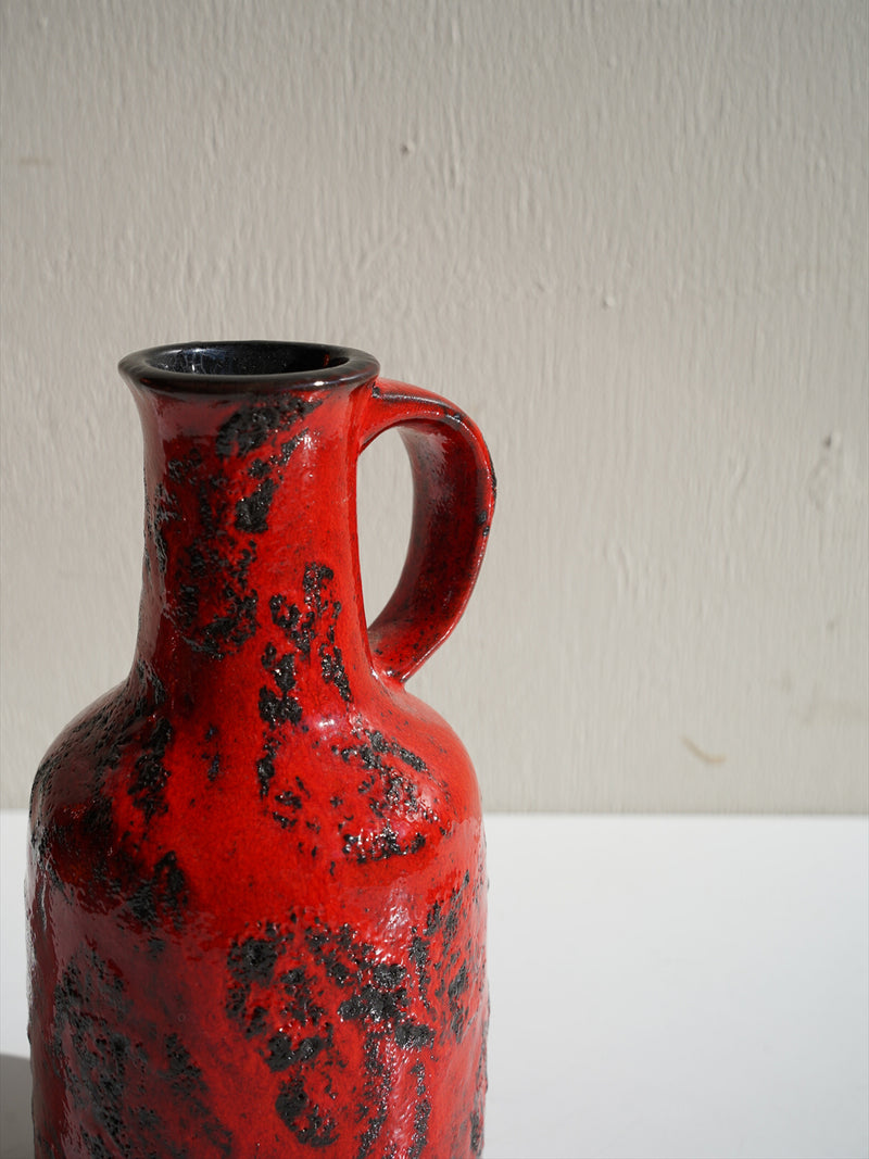 Graflich Ortenburgsche <br>Fat Lava <br>セラミック フラワーベース <br>1950's-1960's , West Germany <br>大阪店