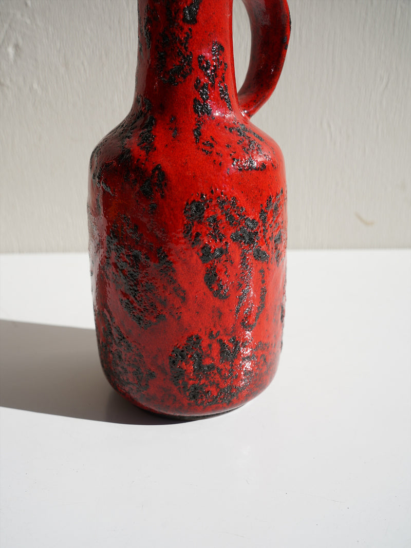 Graflich Ortenburgsche <br>Fat Lava <br>セラミック フラワーベース <br>1950's-1960's , West Germany <br>大阪店