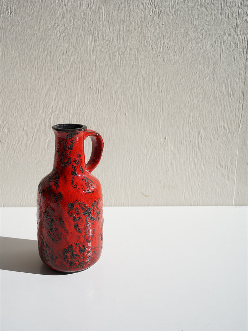 Graflich Ortenburgsche <br>Fat Lava <br>セラミック フラワーベース <br>1950's-1960's , West Germany <br>大阪店