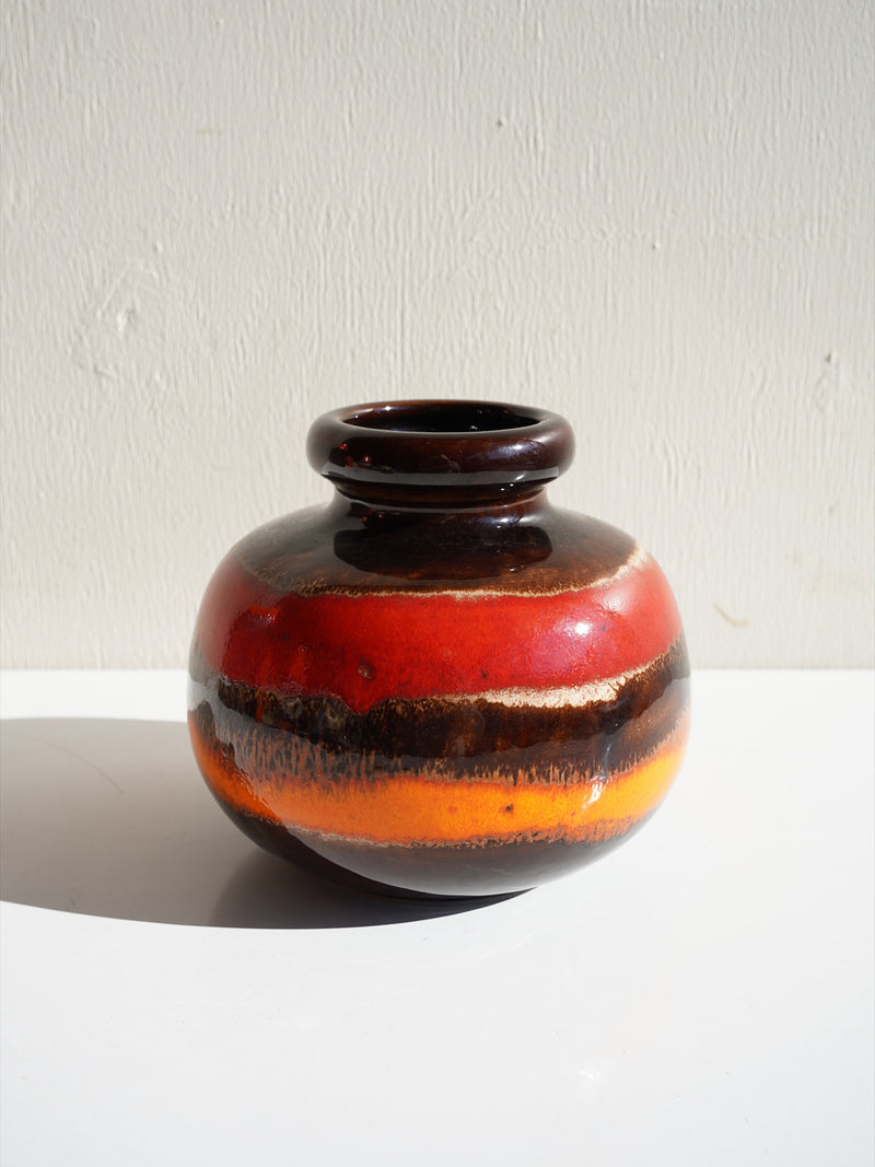 Scheurich 284/15 <br>Fat Lava <br>セラミック フラワーベース <br>1970's , West Germany <br>大阪店