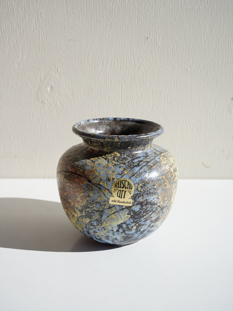 Ruscha Art <br>Fat Lava <br>セラミック フラワーベース <br>1960's , West Germany <br>大阪店